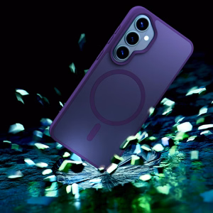 Samsung Galaxy S26+ – 3mk Smoke MagCase violetti puhelimen suojakuori