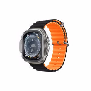 Devia hihna Deluxe Sport6 Apple Watch 38mm / 40mm / 41mm / 42mm:lle musta oranssi