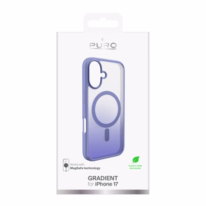 Puro Gradient TPU MagSafe -yhteensopiva Suojakuori iPhone 17:lle - violetti