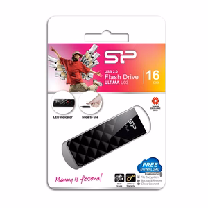 Silicon Power Ultima U03 USB-muistitikku 16 GB USB Type-A 2.0 musta