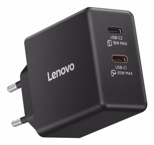 Lenovo 40AW065BEU verkkolaite/invertteri sisä-/ulkokäyttöön 65 W, musta