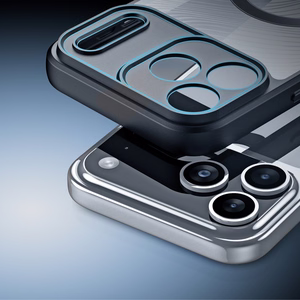 DUX DUCIS AIMO MAG Suojakuori MagSafe-yhteensopiva iPhone 17 Pro Max:lle (avoin rengas) - Musta