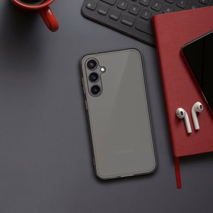 Suojakuori Samsung A35:lle Box Premium 1,5 mm läpinäkyvä musta