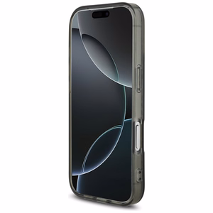 AMG Double Layer Transparent Smocked MagSafe -suojakuori iPhone 17 Pro - musta