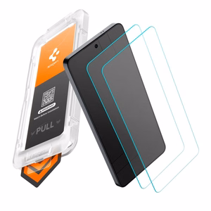 Spigen Glas.Tr Ez Fit Pro HD karkaistu lasi 2-pakkaus Samsung Galaxy S26:lle läpinäkyvä