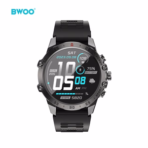 BWOO älykello WA-08 1.43” AMOLED musta