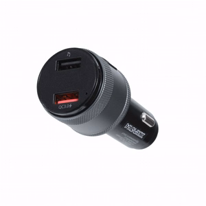 ART FM-lähetin bluetooth 5.0 + 2 x USB A QC3.0 FM-57 musta