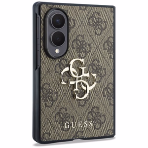 Ruskea Guess Big 4G Logo -suojakuori Samsung Galaxy Z Fold8 -puhelimelle