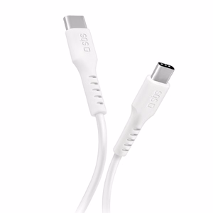SBS TECABLETCC10W USB-C Kaapeli - USB-C Power Delivery 25W 1m - valkoinen