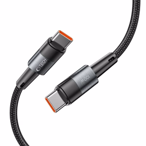 Tech-Protect UltraBoost USB-C / USB-C PD kaapeli 100W 5A 3m - harmaa