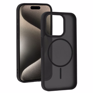 Magmat Slim Suojakuori iPhone 15 Pro:lle musta