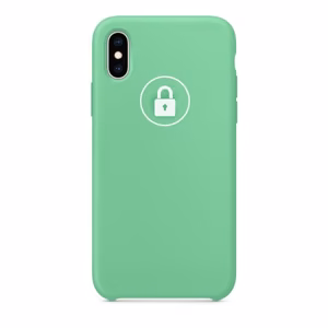 Puhelimen suojakuori Silicone Case Apple iPhone XR / Spearmint / pakkauksessa