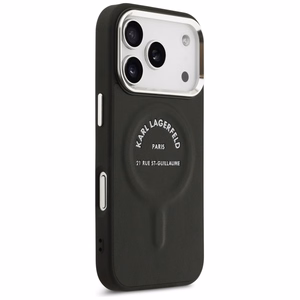 Karl Lagerfeld Karl RSG Logo MagSafe suojakuori iPhone 17 Pro:lle - musta