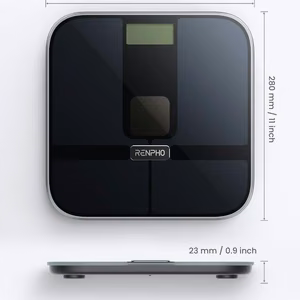 RENPHO Elis Solar 2 älyvaaka, musta