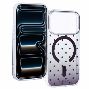 Liavec Bubble -suojakuori iPhone 18 Pro Max / 17 Pro Max -puhelimelle, viininpunainen