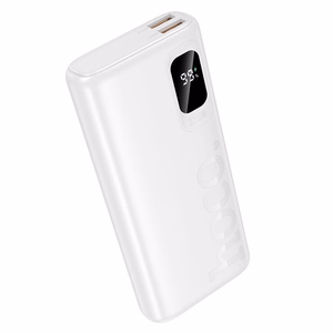 Hoco J158 Pro -varavirtalähde, 10000 mAh, QC, PD, 2 A, 22,5 W, valkoinen