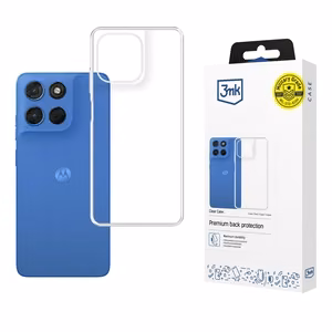 3mk Clear -suojakuori Motorola Moto G57:lle - läpinäkyvä