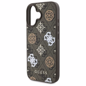 Guess 4G Printed Stripes MagSafe Suojakuori iPhone 16:lle - Ruskea