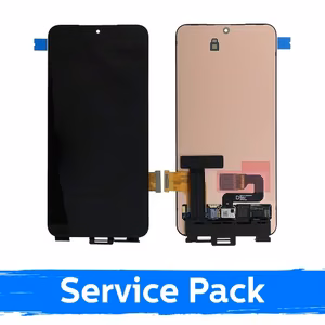LCD Näyttö yhteensopiva Samsung S911 S23 Musta (Service Pack) (NF versio)