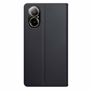 3mk Wallet Case Lompakkokuori Realme C67:lle - musta