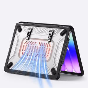 Tech-Protect Kevlar Pro suojakuori MacBook Neo 13" 2026 - musta ja kirkas