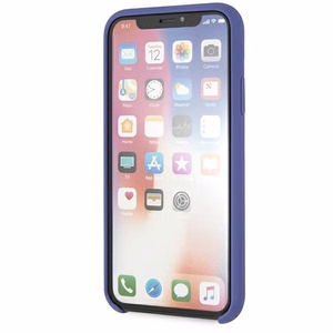 Karl Lagerfeld silikoni iPhone X/Xs kotelo - violetti