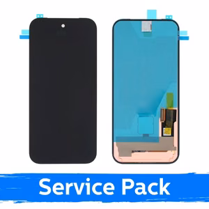 Google Pixel 9A -yhteensopiva LCD-näyttö, musta (Service Pack)