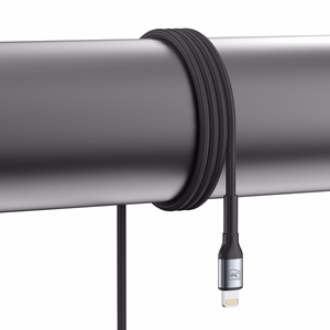 3mk Hyper Cable N-SERIES USB-A / Lightning 1m 5V/2.4A 12W - musta