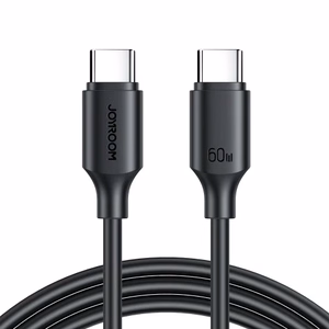 Joyroom Long-Lasting Series A9 USB-C / USB-C PD QC kaapeli 60W 3A 1m - musta