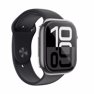 AmazingThing Radix Glass Suojakuori Apple Watch 46mm:lle - kirkas