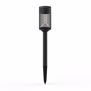 Forever Light Aurinkoenergia LED-lamppu teräspylväs SUNARI FLS-15 musta