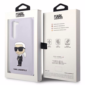 Karl Lagerfeld KLHCS23MSNIKBCU S23+ S916 kovakuori violetti/violetti Silikoninen Ikonik