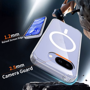 Tech-Protect FlexAir Hybrid MagSafe Case for Google Pixel 10A - Clear