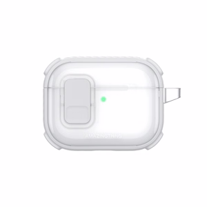 AmazingThing Titan Pro Mag Case Clear Suojakuori AirPods Pro 3 -kuulokkeille - valkoinen