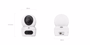 EZVIZ H7c Dual – sisäkäyttöinen kääntyvä Wi-Fi-kamera kahdella 4 MP objektiivilla, valkoinen (CS-H7c)