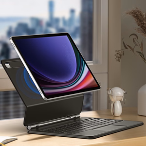 Dux Ducis MK Series Suojakuori Bluetooth-näppäimistöllä Samsung Galaxy Tab S9+ / S8+ / S7+:lle - musta