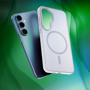 Samsung Galaxy S26+ – 3mk Smoke MagCase valkoinen puhelimen suojakuori