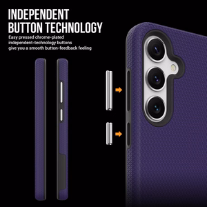 Perfectionists Triangle Case Samsung S926 S24 Plus/S936 S25 Plus purple