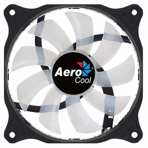 Aerocool COSMO12FRGB tietokoneen tuuletin 12 cm LED RGB Molex hiljainen musta