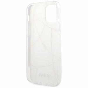 Guess Gold Chain Collection iPhone 12 Pro Max 6.7" Suojakuori - valkoinen