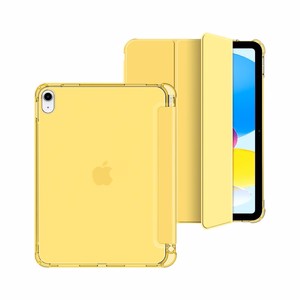 Tech-Protect SC Pen Hybrid Case for iPad 10 / 2022 - Yellow - Transparent