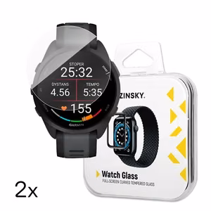 Wozinsky Full Glue Karkaistu lasi Garmin Forerunner 165:lle (2 kpl)