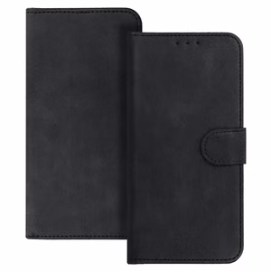COMMON Universal Book Case (SIZE M) for Samsung S21 / S10 / Note / Note 2 / Note 3 / Huawei P30 Lite / P9 / P9 Lite / Sony Xperia Z3 / Z4 / Z5 black