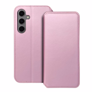 Dual Pocket Book Läppäsuojakuori Samsung S24 FE vaaleanpunainen