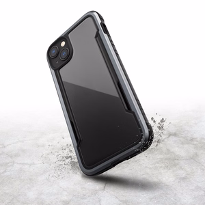 Raptic X-Doria Shield kotelo iPhone 14 Plus panssaroitu suojus musta