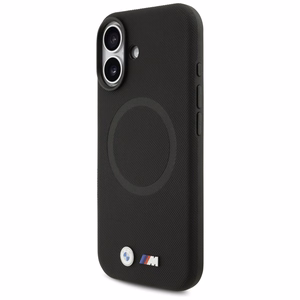BMW M FW Metal Logo MagSafe Suojakuori iPhone 17:lle - musta