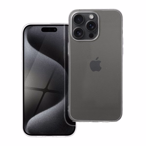Läpinäkyvä 2 mm Suojakuori iPhone 15 PRO MAX:lle (kameransuoja)