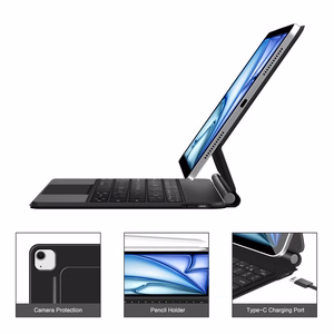 Tech-Protect Smartcase Magneettinen näppäimistolla iPad Air 10.9 (2020/2022) / 11 (2024/2025/2026):lle - musta