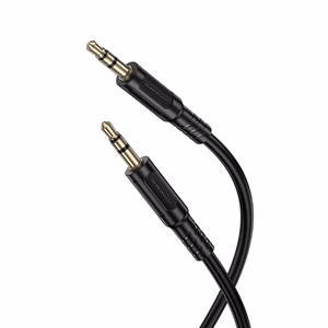 Borofone AUX-kaapeli BL25 Nice - jack 3,5mm - jack 3,5mm - 1 metri musta