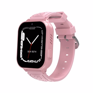 Blavec Smartwatch K-02 Kids Voice Call / GPS / 4G / SOS (SWK02-P) vaaleanpunainen
